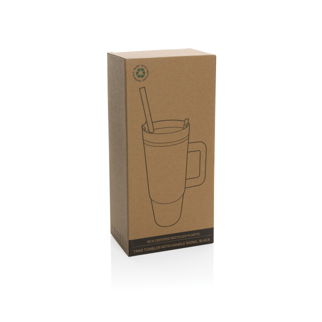 Promotional Tana RCS Recycled Plastic Tumbler With Handle 900ml - Image 5