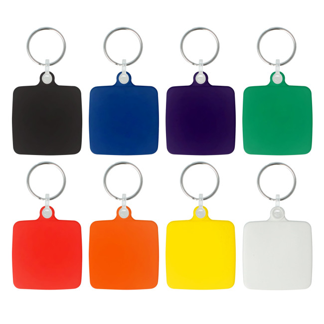 Promotional 45mm Square Keyring - Image 1