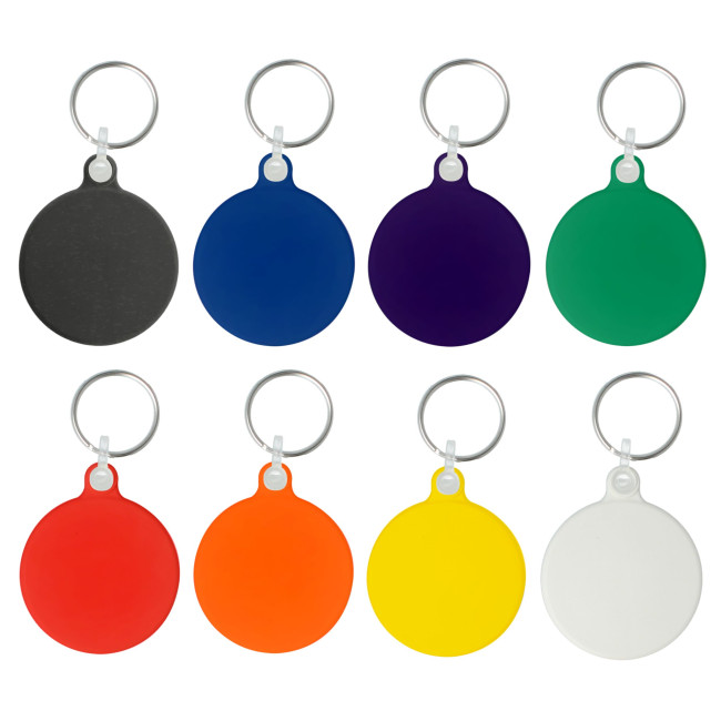 Promotional 45mm Circular Keyring - Image 1