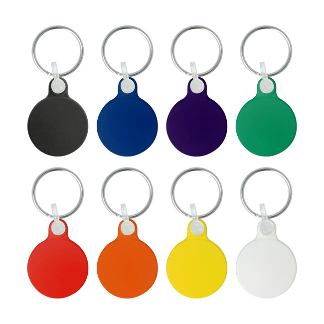 Promotional 30mm Circular Keyring - Image 1