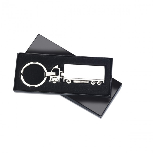 Promotional Truck Metal Keyring - Image 1