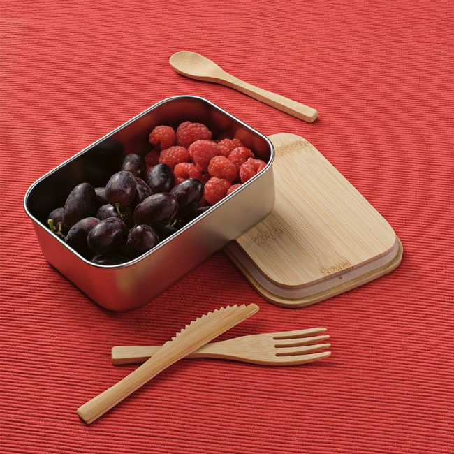 Promotional Warhol Lunchbox Bamboo 740ml - Image 2