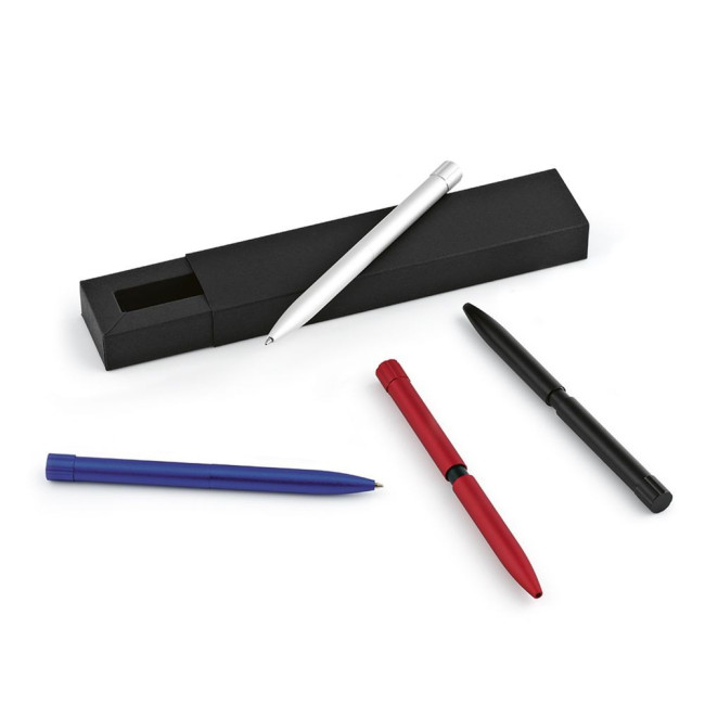 Promotional Borges Pen Recycled Aluminum Black Ink - Image 1