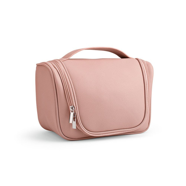 Promotional Shanghai Toiletry Bag Recycled Leather - Image 1