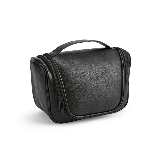 Promotional Shanghai Toiletry Bag Recycled Leather - Image 3