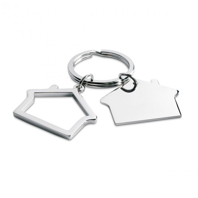 Promotional House Shaped Metal Keyring - Image 6