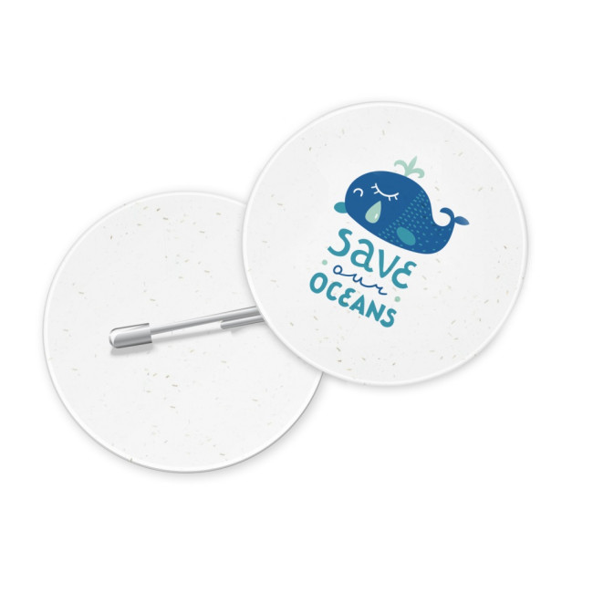 Promotional Seeded Paper Button Badges