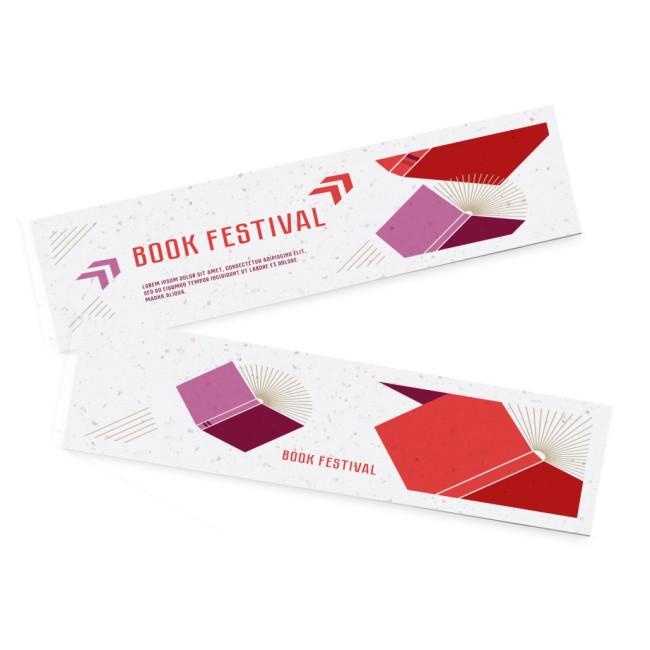 Promotional Seeded Paper Small Bookmarks (2PP)