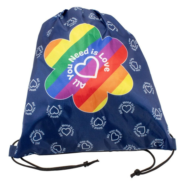 Promotional RPET Drawstring Bag - Image 1