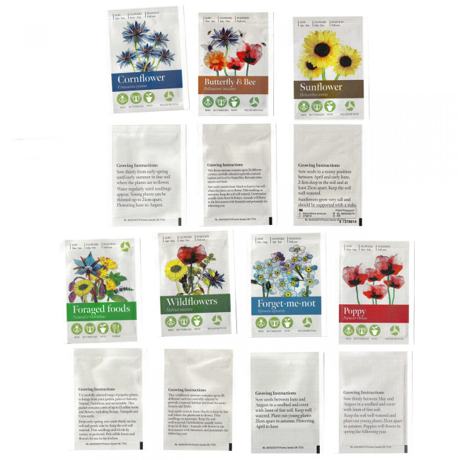 Promotional Green & Good Standard Seed Packet - Image 2