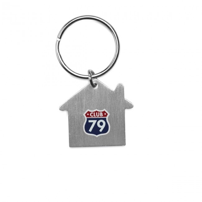 Promotional House Shaped Metal Keyring - Image 6