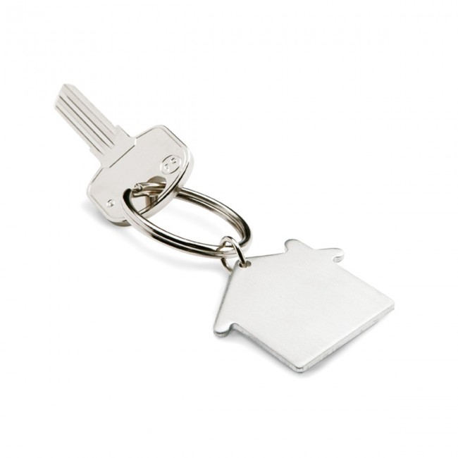 Promotional House Shaped Metal Keyring - Image 5