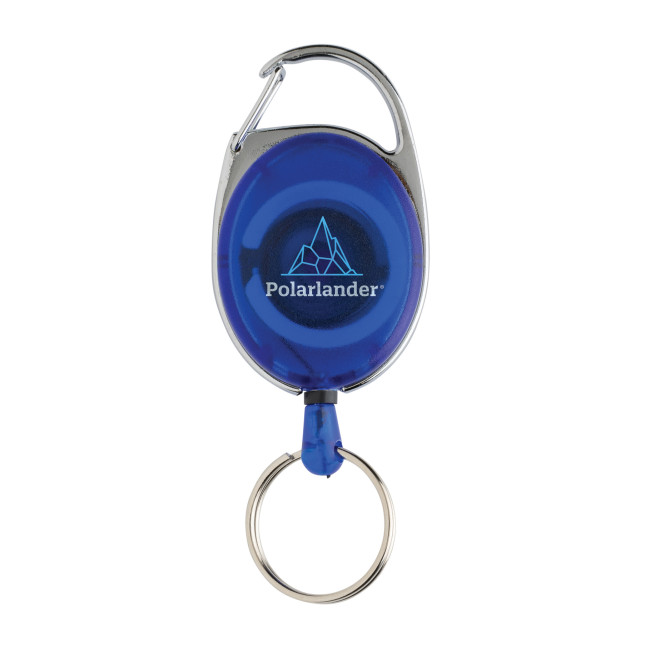 Promotional RCS Recycled ABS Roller Clip Keychain - Image 3