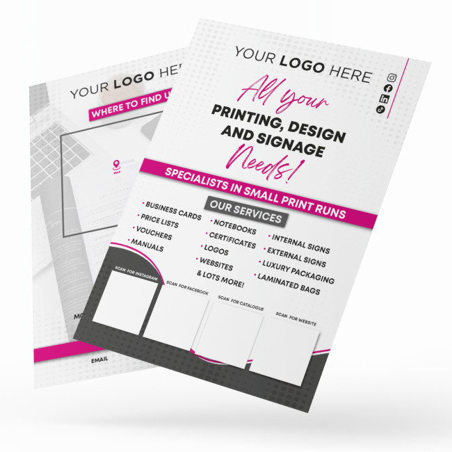 A4 Promotional Flyers (150gsm)