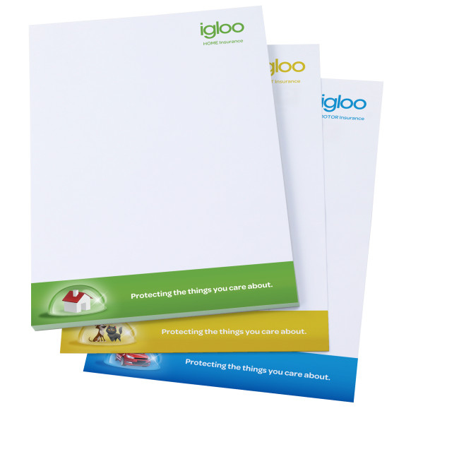 Promotional Sticky-Smart Notes Variable Print A5