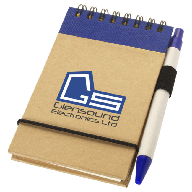 Promotional Zuse A7 Recycled Jotter Notepad With Pen - Image 2