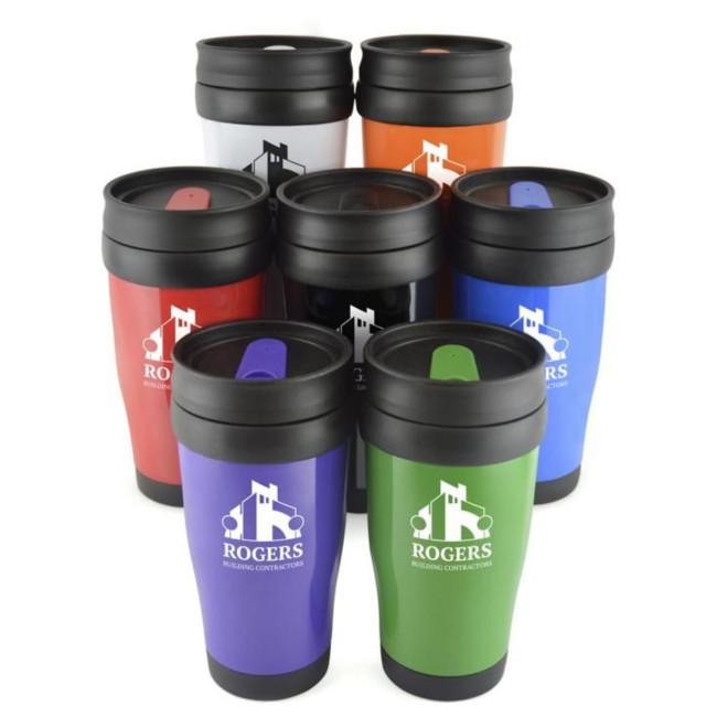 Promotional Polo Plastic Tumbler 400ml - Image 1