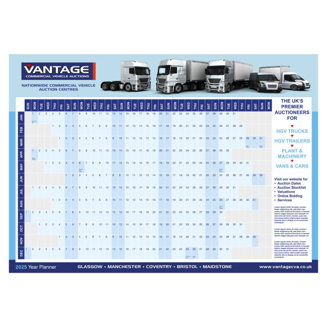 Promotional Smart-Calendar Wall Planner