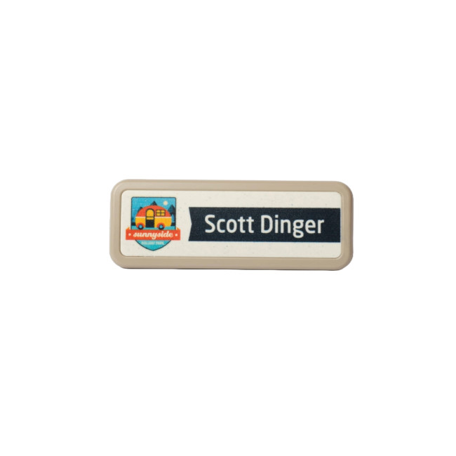 Promotional Always Recycled Select Name Badge - Slim Rectangle