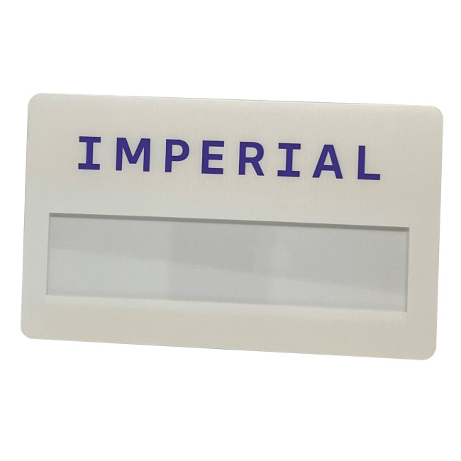 Promotional Re-useable Window Name Badge Magnet