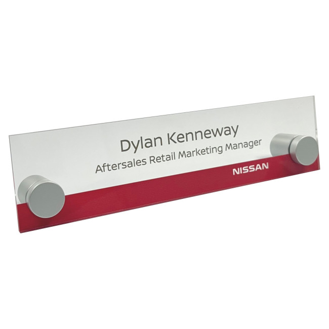 Promotional Acrylic Desk Nameplate