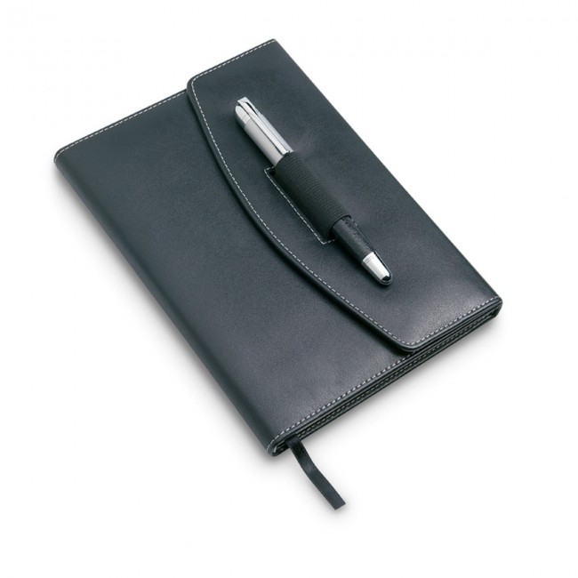 Promotional A5 Notebook Portfolio With Pen - Image 4