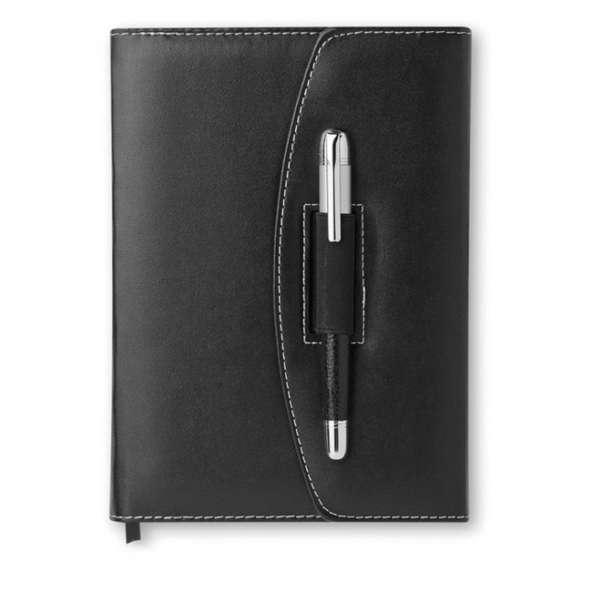 Promotional A5 Notebook Portfolio With Pen - Image 3