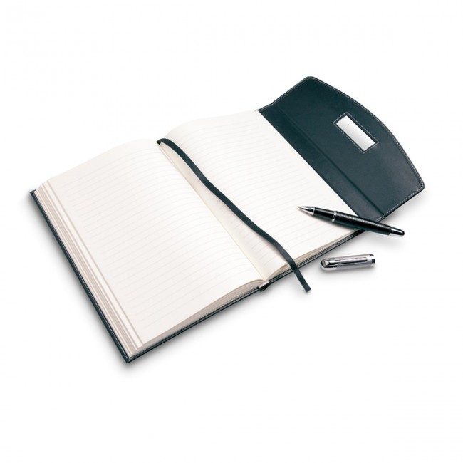 Promotional A5 Notebook Portfolio With Pen - Image 2