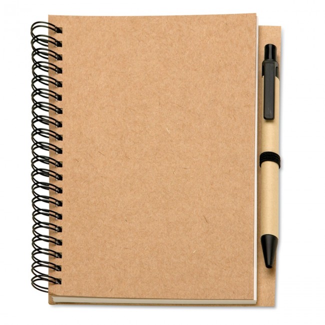 Promotional Recycled Paper Notebook & Ballpen - Image 5