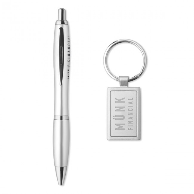 Promotional Ball pen and key ring set - Image 5