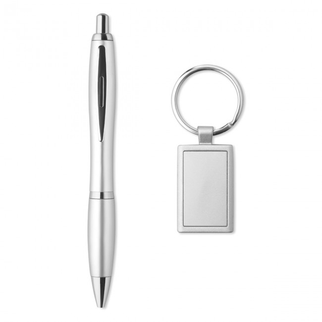 Promotional Ball pen and key ring set - Image 3