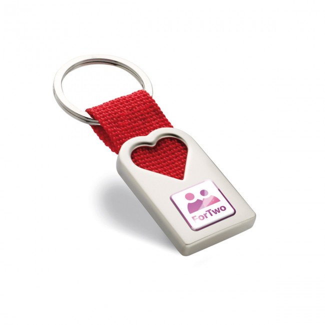 Promotional Heart Metal Keyring - Image 6