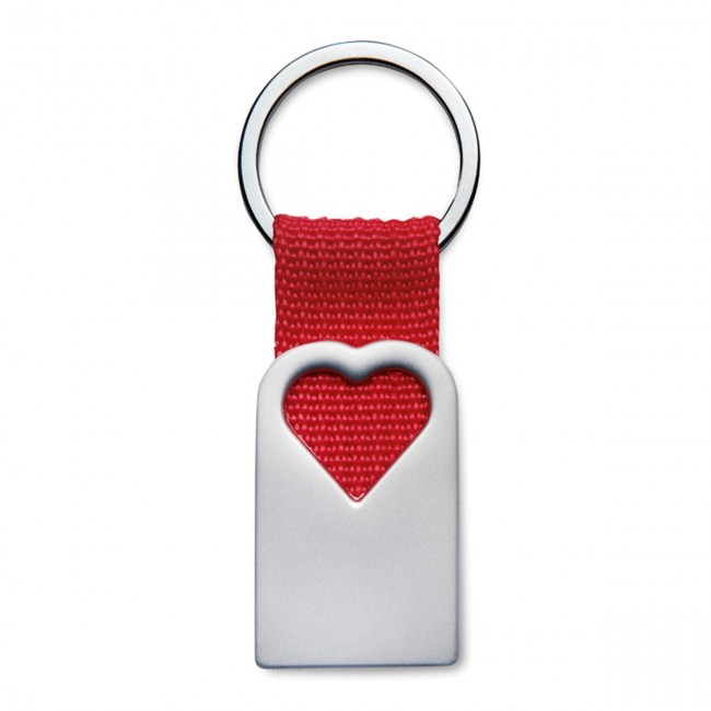 Promotional Heart Metal Keyring - Image 4