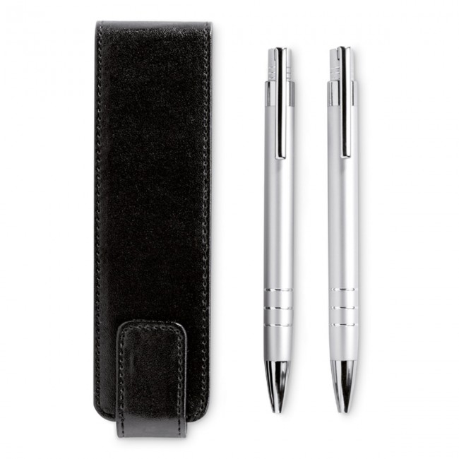 Promotional Ball pen and pencil in pouch - Image 3