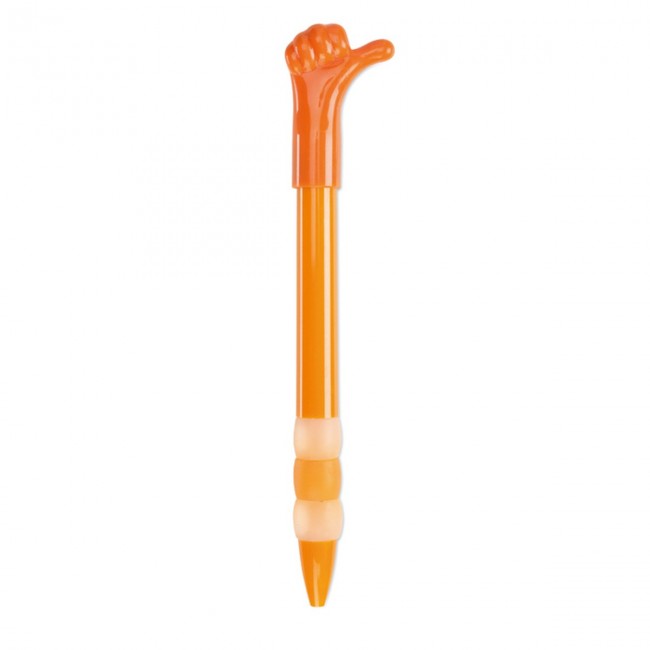 Promotional Ball pen with hand top - Image 4