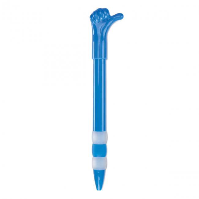 Promotional Ball pen with hand top - Image 2