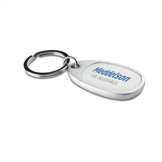 Promotional Metal key ring for doming - Image 3