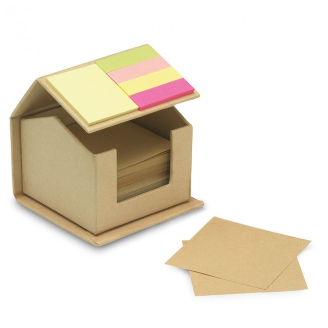 Promotional Recycled Memo/Sticky Notes Dispenser - Image 2