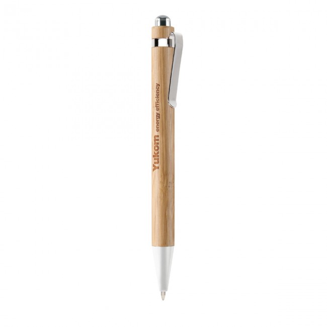 Promotional Bamboo Automatic Ballpen - Image 3