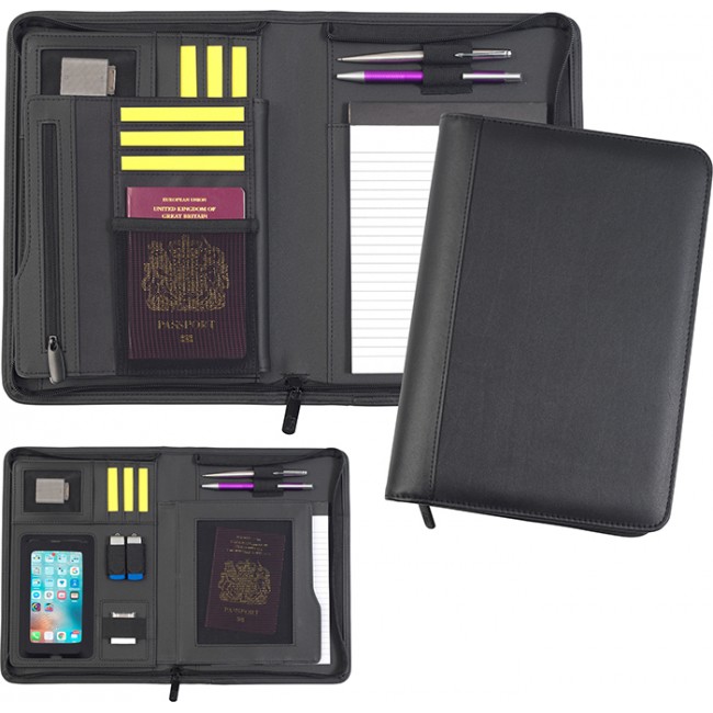 Promotional Romney' Oversized A5 Zip Tabletfolio