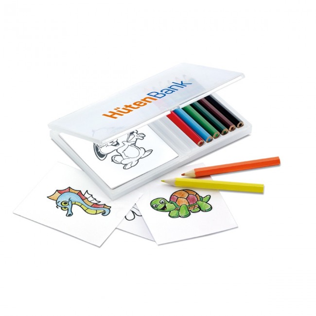 Promotional Wooden Pencil Colouring Set - Image 3