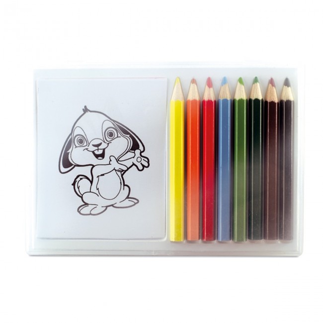 Promotional Wooden Pencil Colouring Set - Image 2