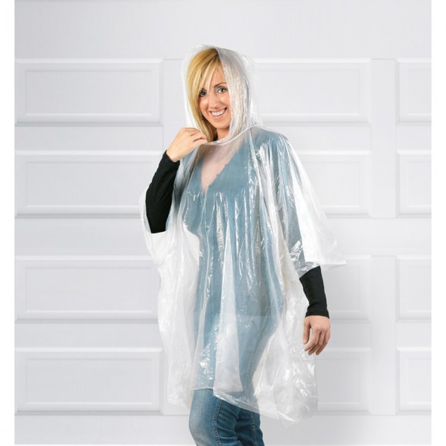 Promotional Poncho In Round Container - Image 5