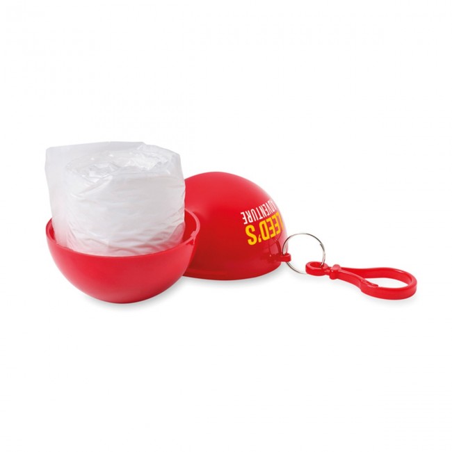 Promotional Poncho In Round Container - Image 1