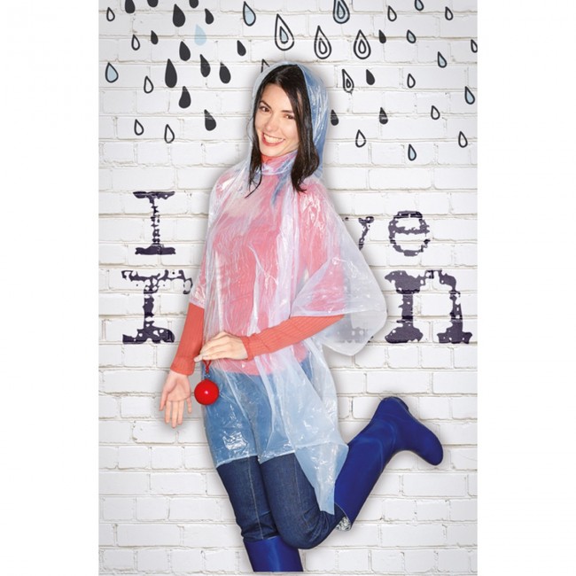 Promotional Poncho In Round Container - Image 12