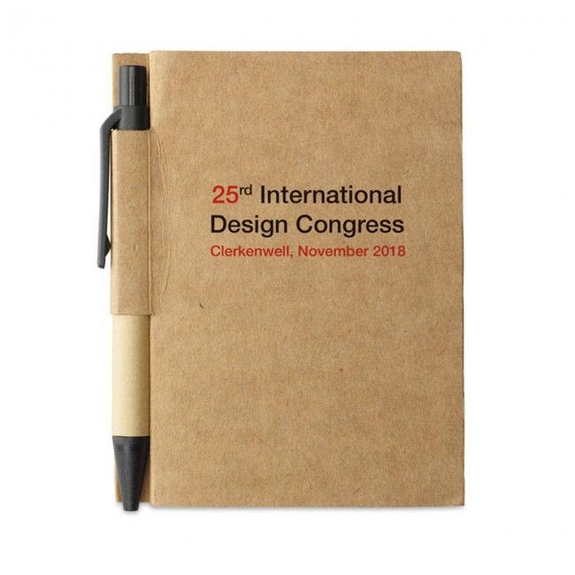 Promotional Recycled Notebook With Pen - Image 6