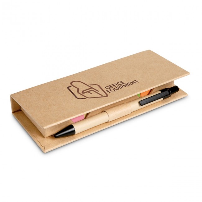 Promotional Recycled Sticky Memo Set With Pen - Image 3