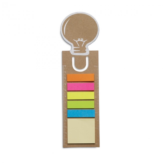 Promotional Bookmark With Sticky Memo Pad - Image 1