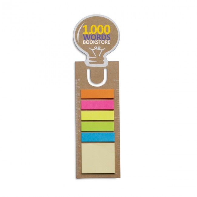 Promotional Bookmark With Sticky Memo Pad - Image 4