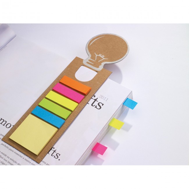 Promotional Bookmark With Sticky Memo Pad - Image 7